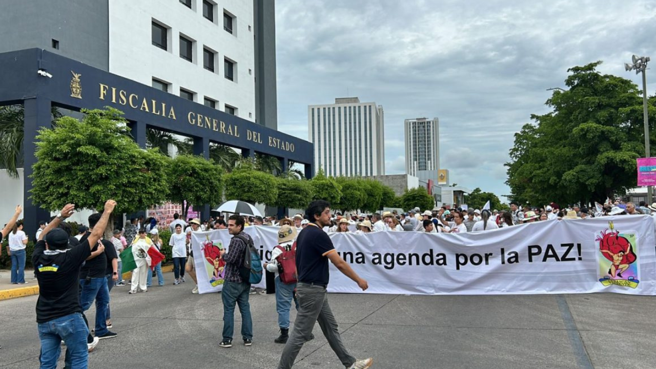 Marcha por la paz en Culiacán