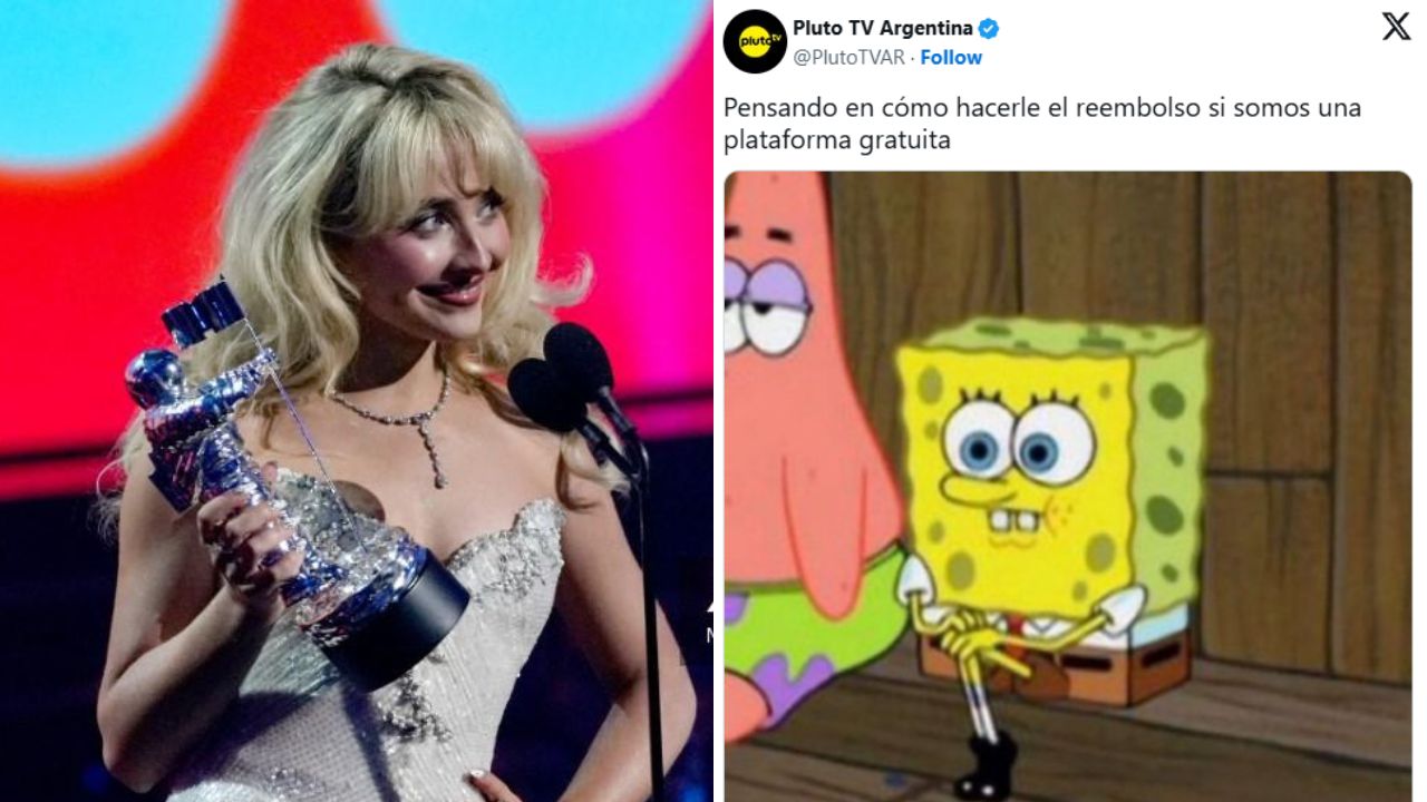 Tunden a Pluto TV por fallas en transmisión de los VMAs y hasta pidieron rembolso; responde con memes