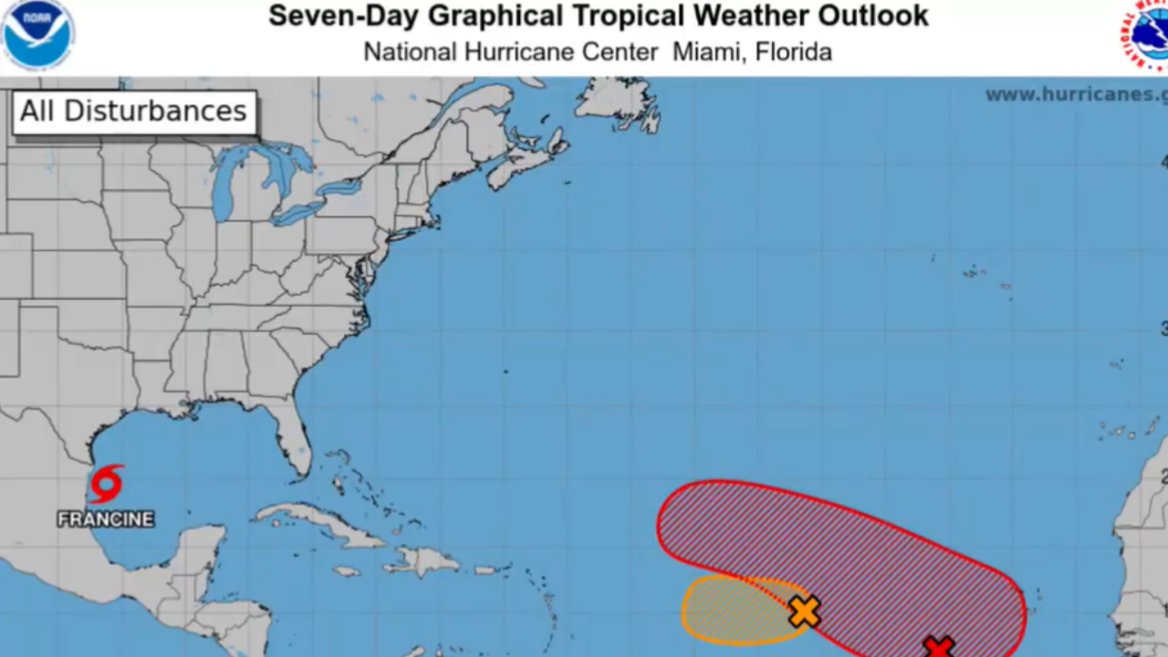 Huracán francine tocarpa costas de EEUU