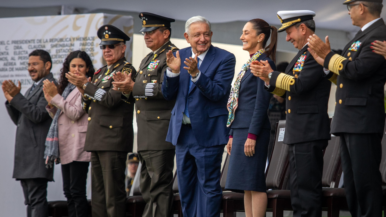 Sheinbaum da mensaje a las Fuerzas armadas