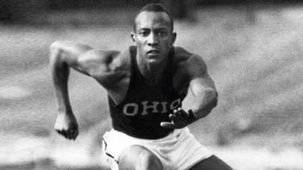 Jesse Owens en las olimpiadas