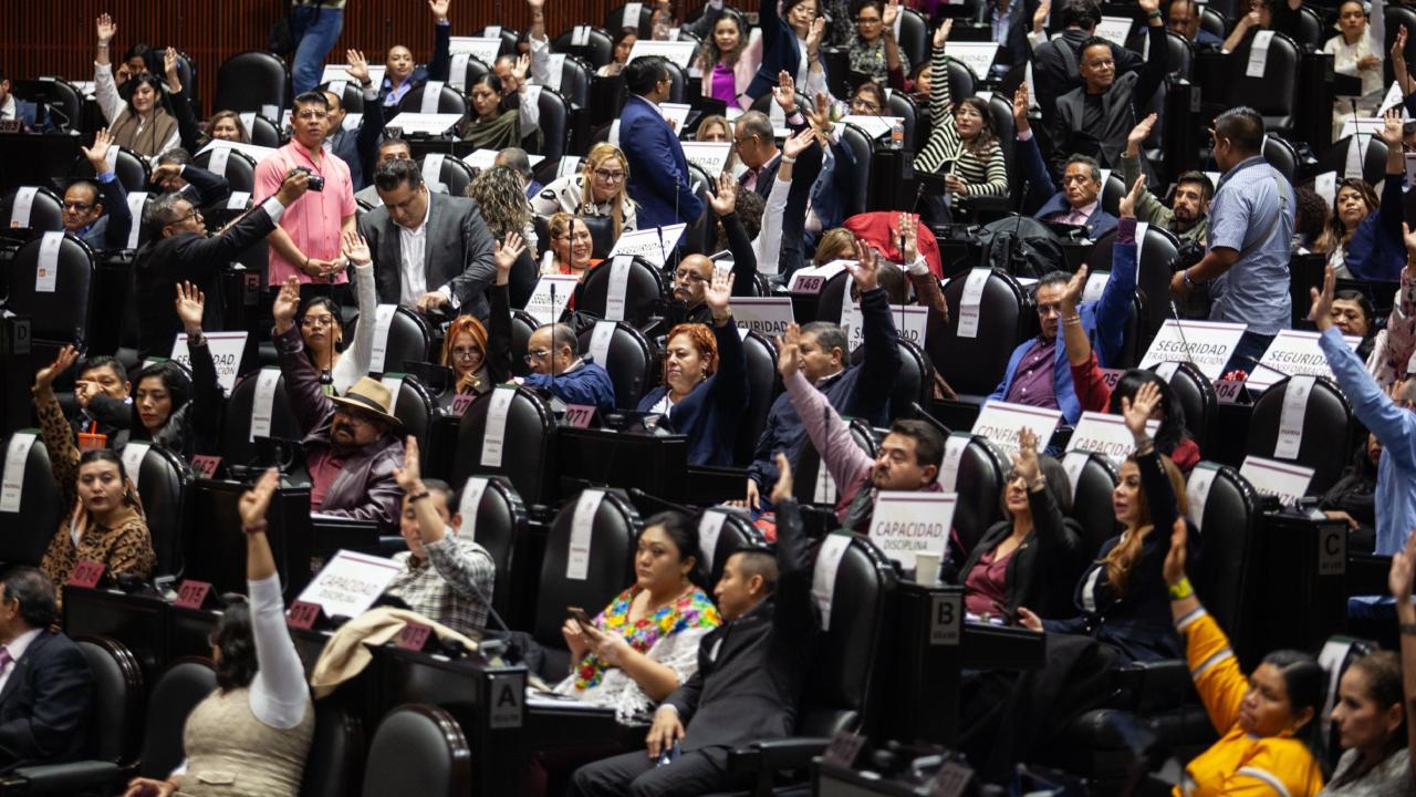 El Pleno de la Cámara de Diputados inició este martes con la discusión del sexto y último informe del Gobierno de México