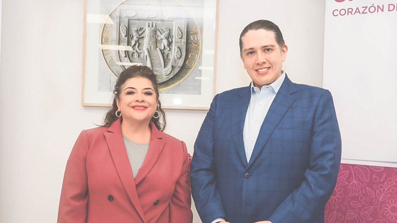 Promesa. En reunión con el alcalde electo de Benito Juárez, Luis Mendoza, Clara Brugada aseguró que habrá una coordinación institucional en beneficio de la demarcación.