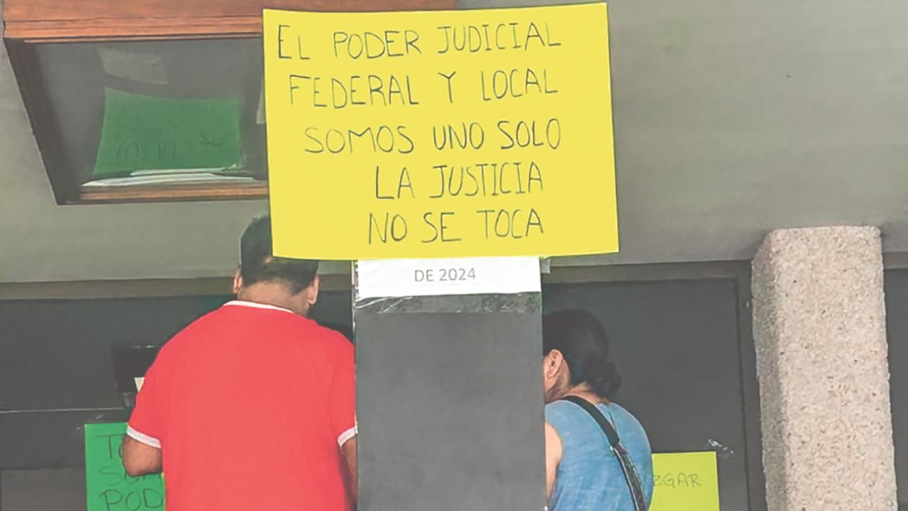 Incertidumbre. Trabajadores del Poder Judicial en la capital del país mantienen manifestaciones.