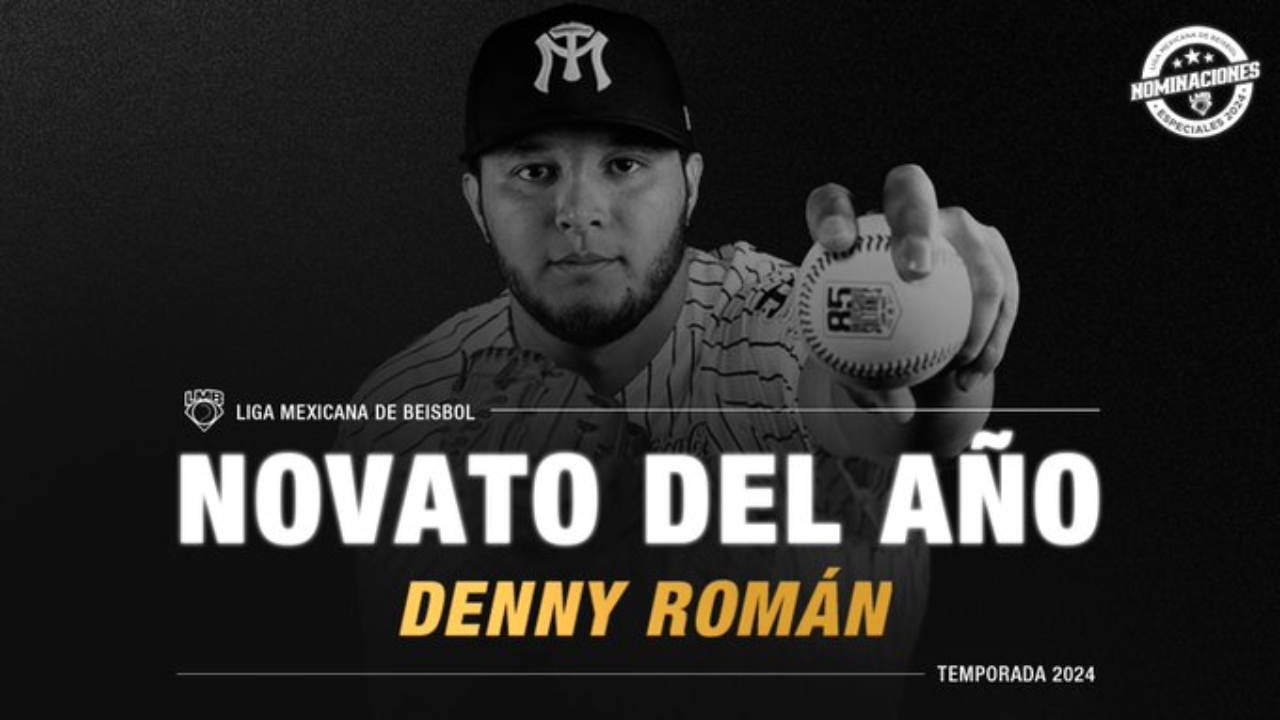 Foto: Liga Mexicana de Beisbol/ Denny Román es nominado como el novato del año