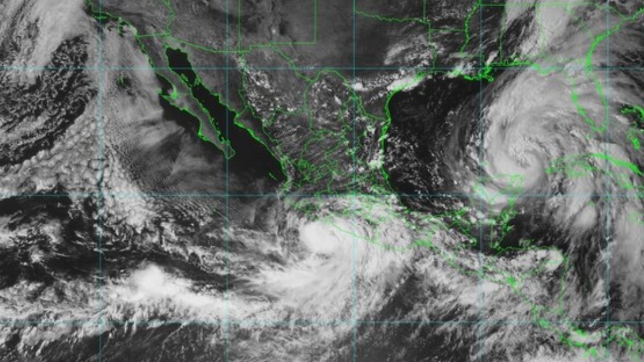 La tormenta tropical 'John' se encuentra sobre el Pacífico Sur, mientras el huracán 'Helene' se mantiene en el norte de Quintana Roo