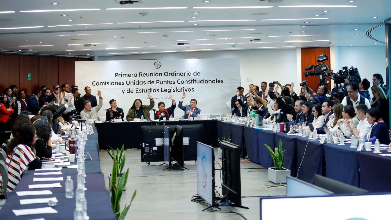 Comisiones del Senado aprueban dictamen de reforma al Poder Judicial