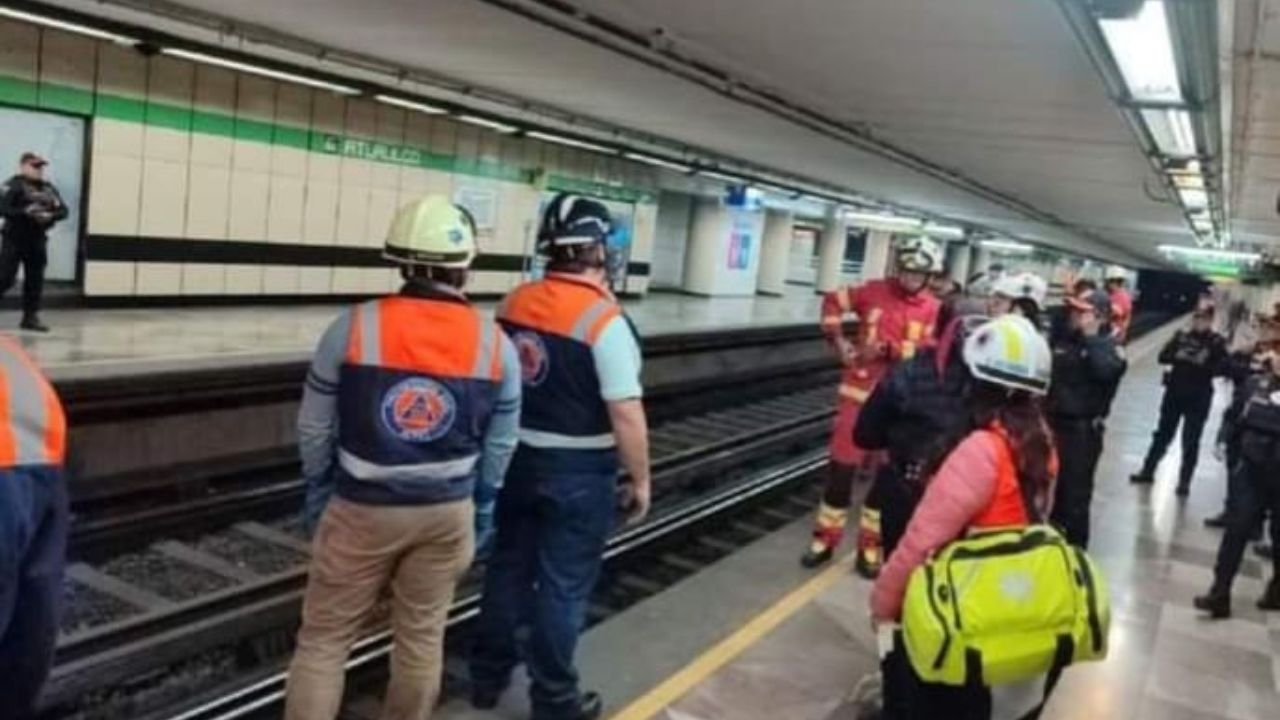 Un hombre murió al arrojarse al paso de un convoy del Metro en la estación Atlalilco; dejó un mensaje póstumo