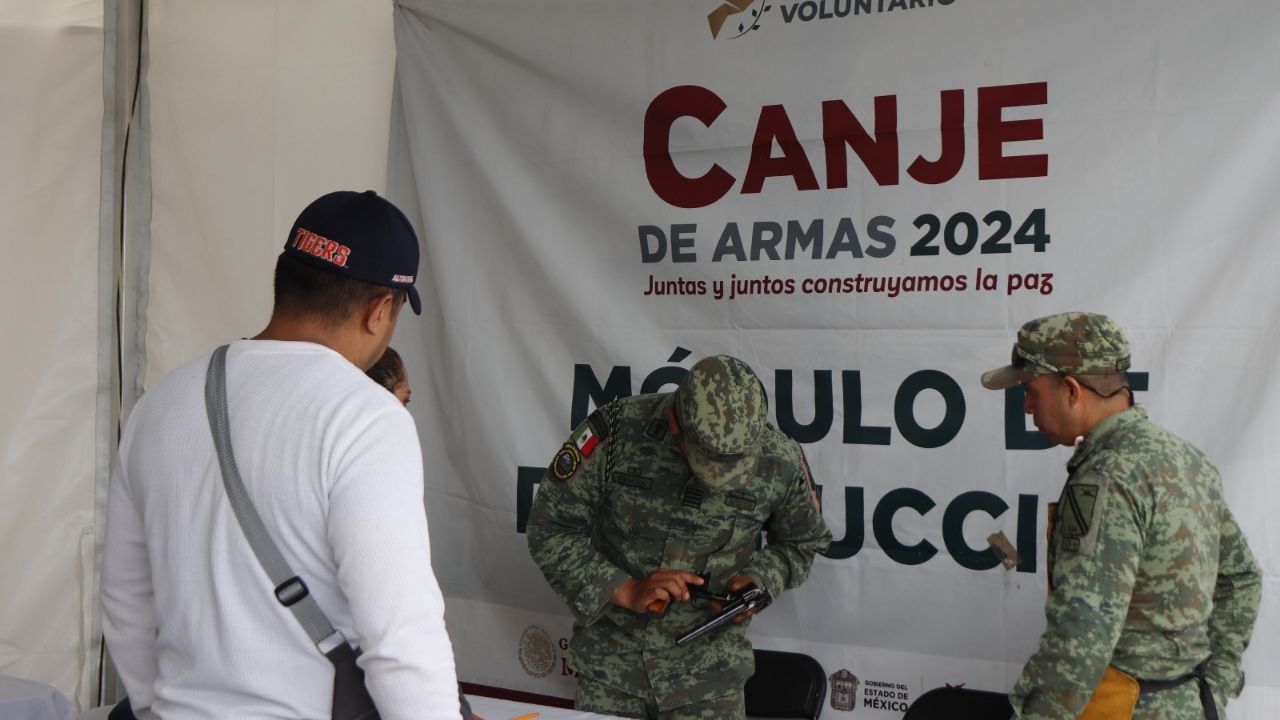 Se destruyeron mil 358 armas de fuego, 840 granadas y 30 mil 745 cartuchos que entregó la ciudadanía.