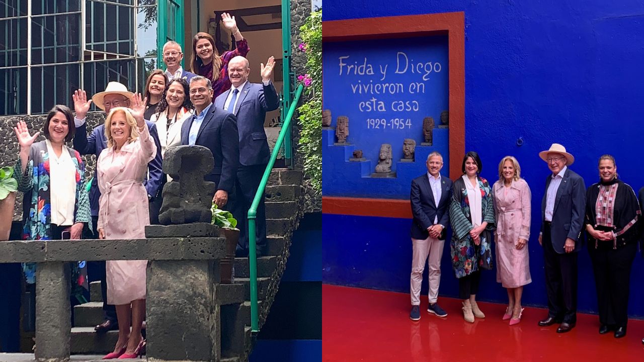 La Primera Dama de Estados Unidos visitó La Casa Azul