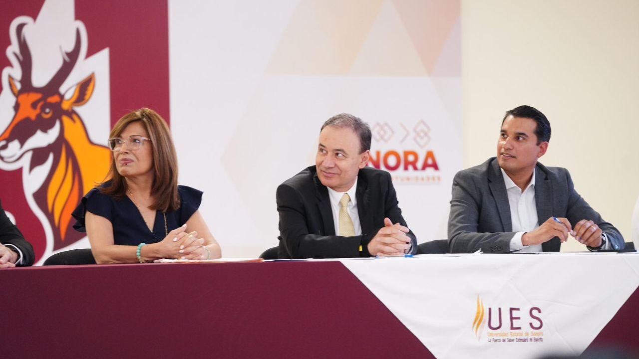 Destaca Gobernador Durazo promoción del Plan Sonora para formación de estudiantes de la UES