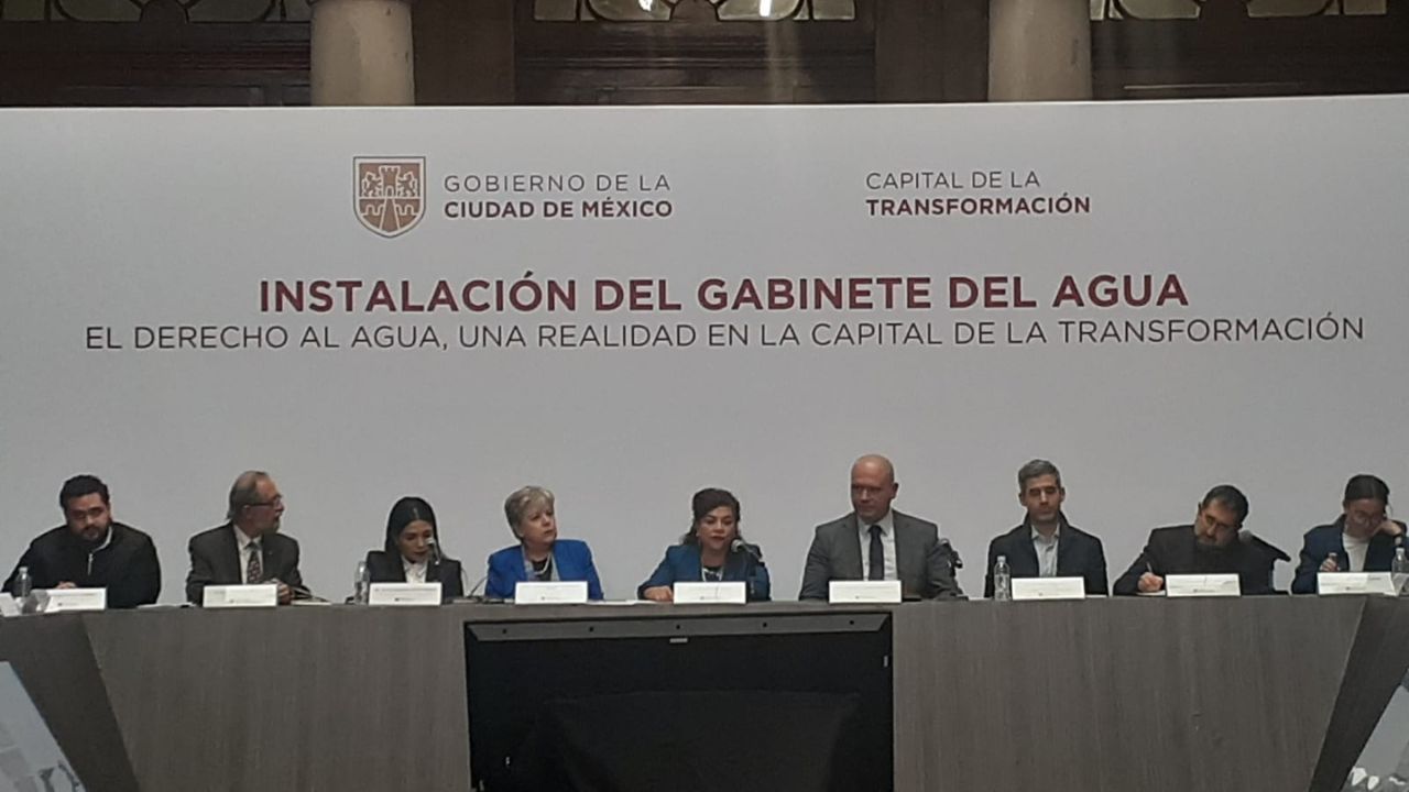 Contesta el Gobierno capitalino Gabinete del Agua