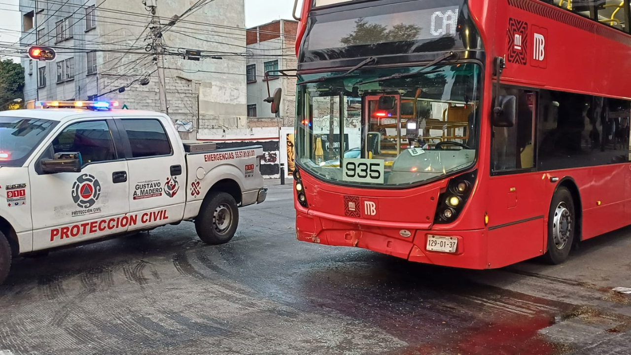 Choque Metrobús