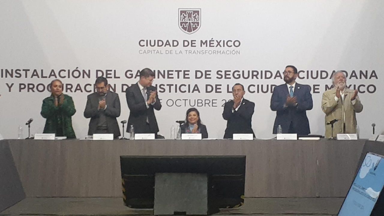 Clara Brugada - Gabinete de seguridad