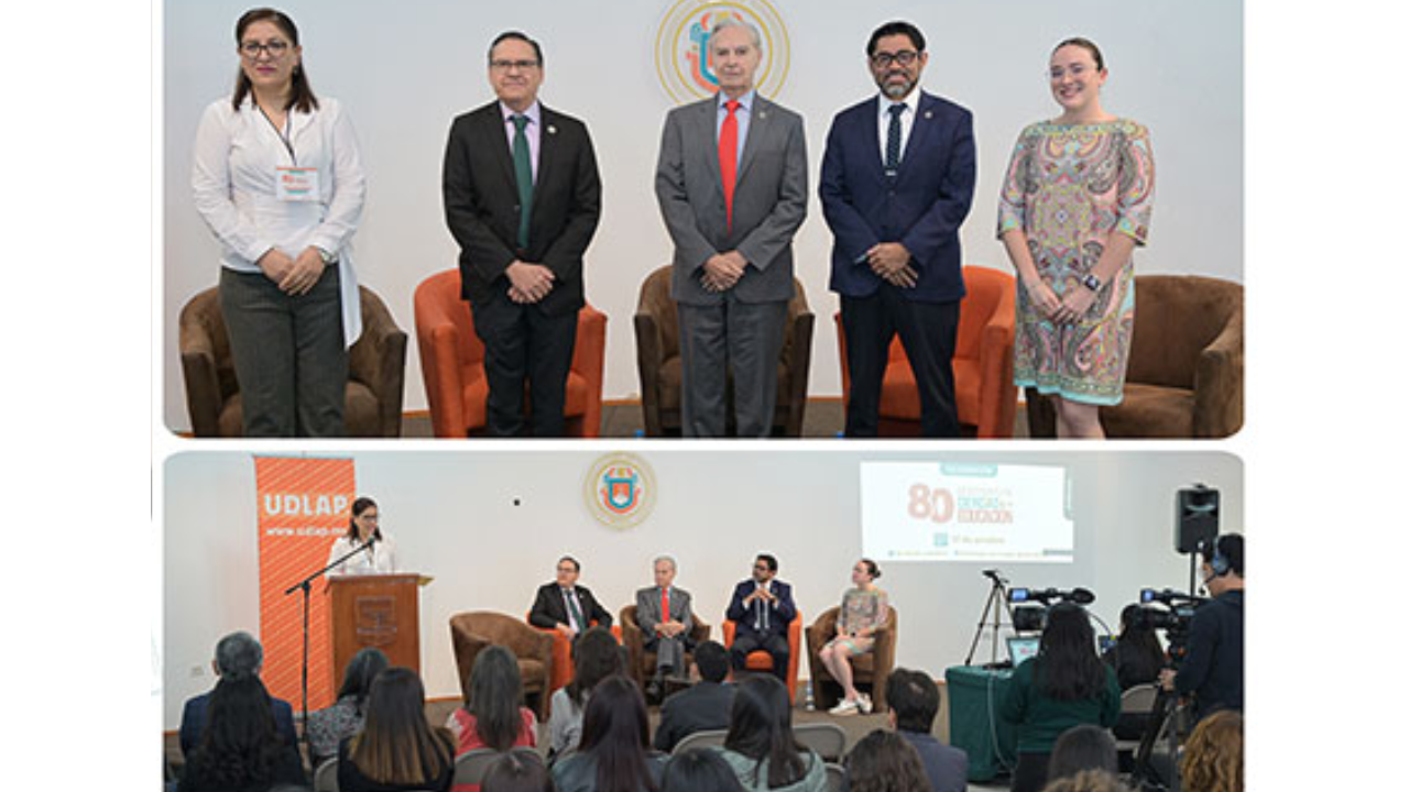 La UDLAP reafirma su compromiso con la educación durante los dos días que se realizó el foro dentro del marco del 80 aniversario del Departamento de Ciencias de la Educación.