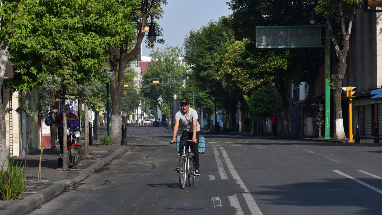 Ciclovía en la Alcaldía Cuauhtémoc