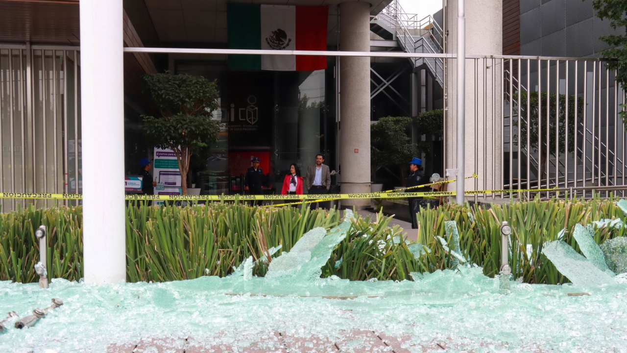 Detienen al presunto responsable de vandalizar las oficinas del INAI