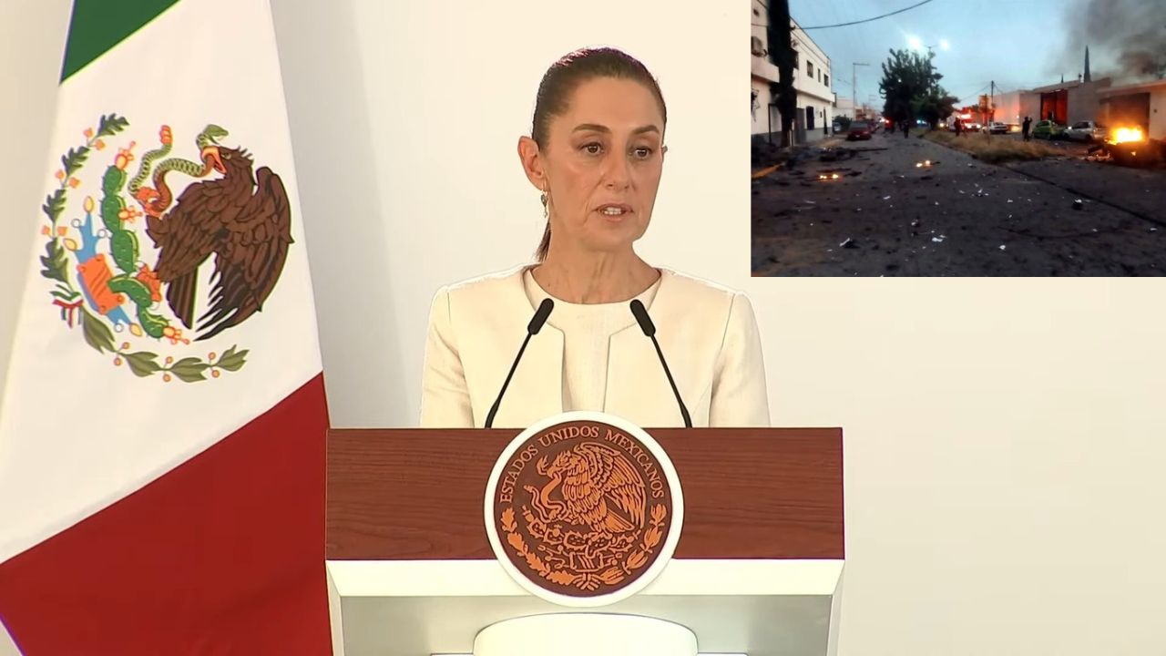 Claudia Sheinbaum durante la conferencia matutina del 25 de octubre