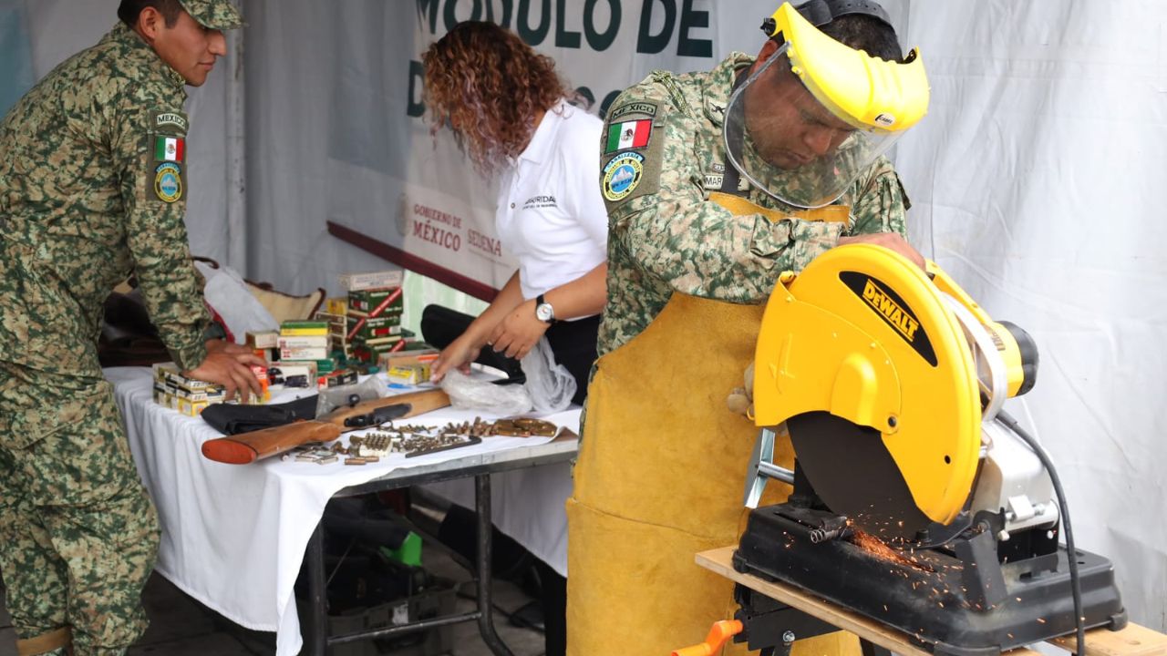 DESTRUCCIÓN. El Gobierno de Huixquilucan busca bajar los índices de violencia, señaló la alcaldesa Romina Contreras Carrasco.