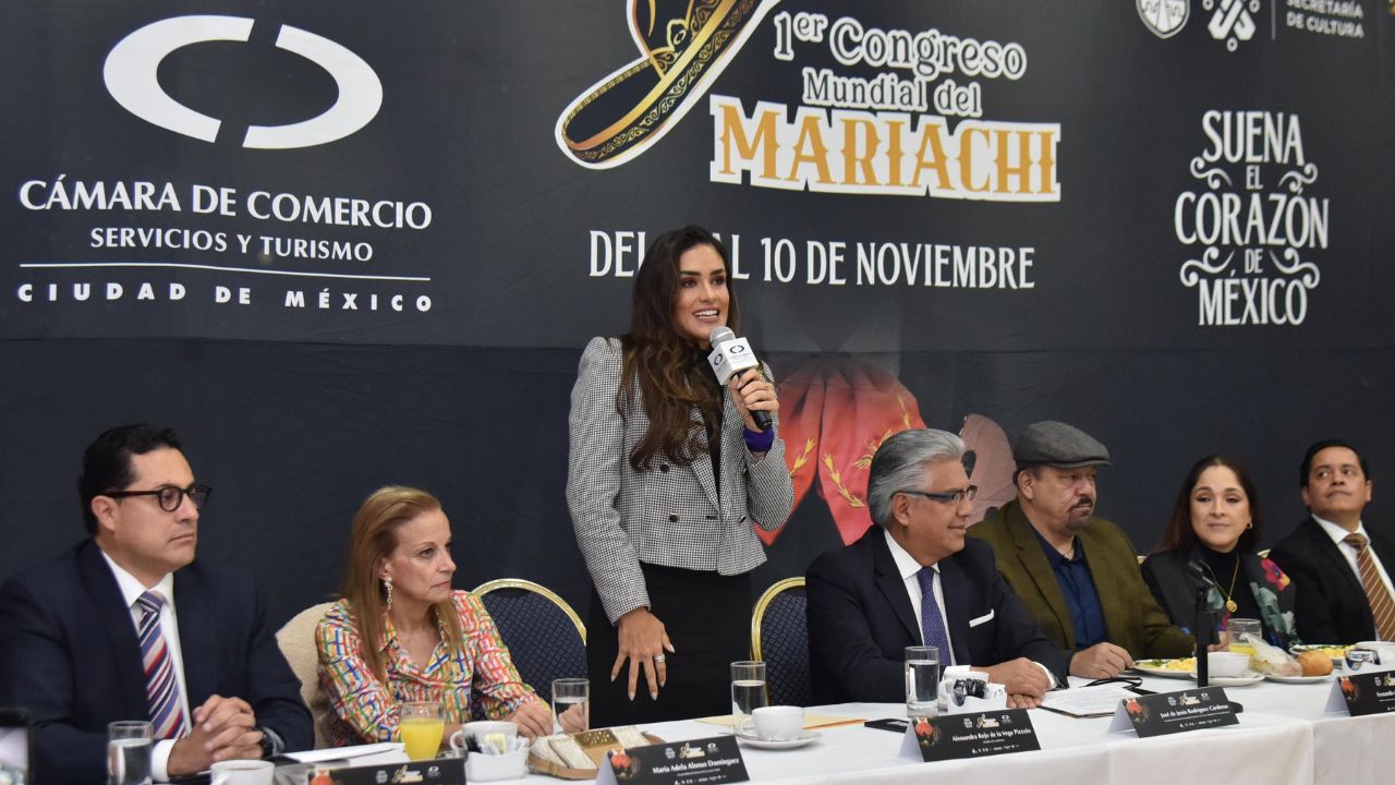 Logros. La alcaldesa Alessandra Rojo de la Vega se congratuló por realizar el primer Congreso Mundial del Mariachi que dejará una derrama millonaria.