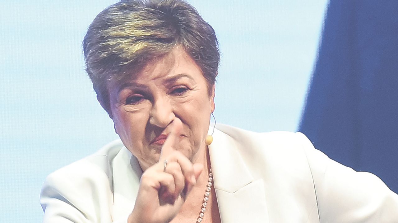 ALERTA. Kristalina Georgieva, directora del Fondo Monetario Internacional.