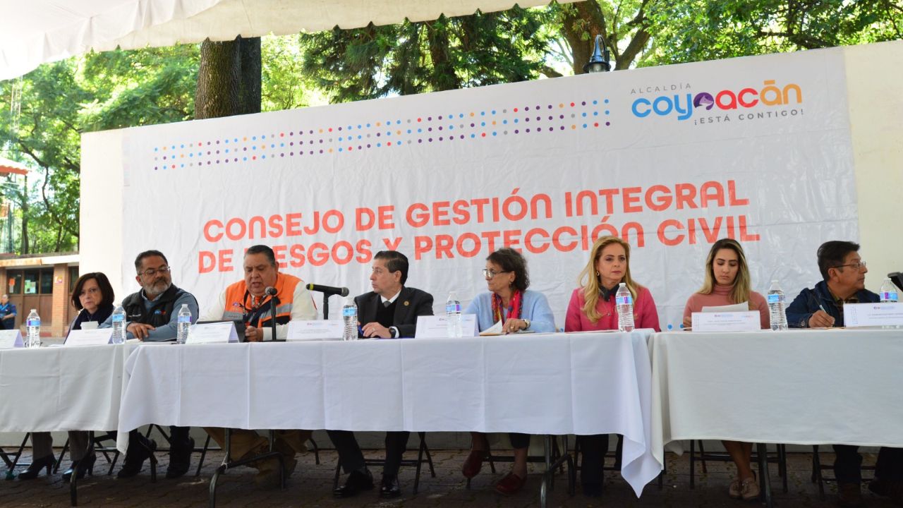 Instalan Consejo de Protección Civil en Coyoacán