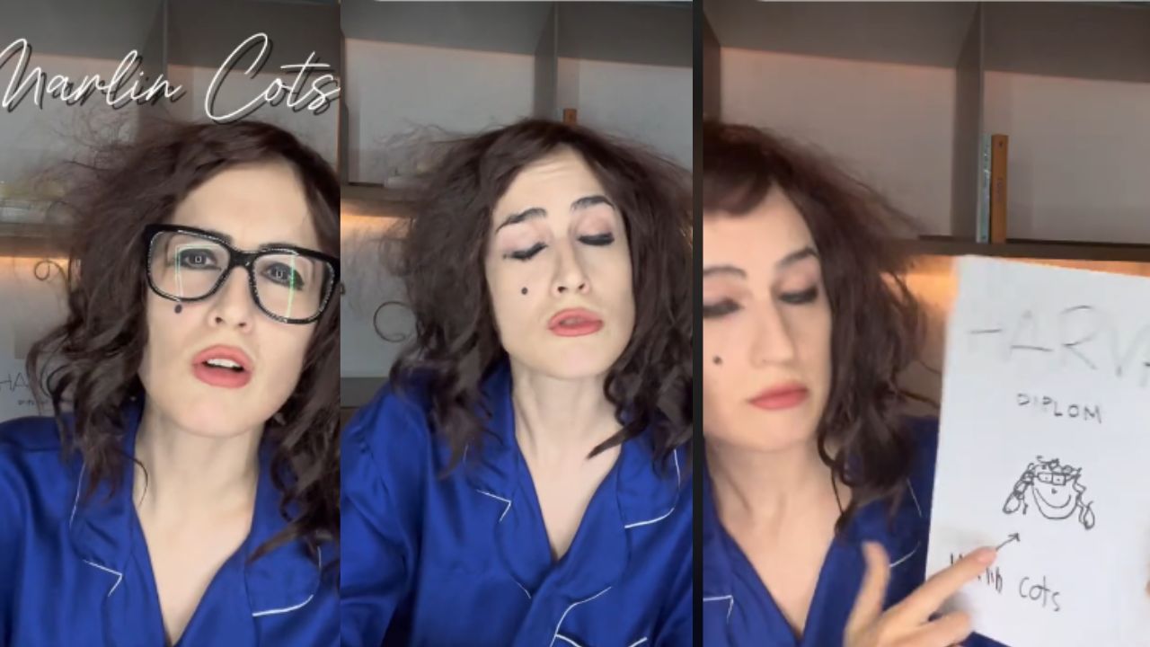 La comediante Gaby Navarro hace parodia de la "psiquiatra" Marilyn Cote