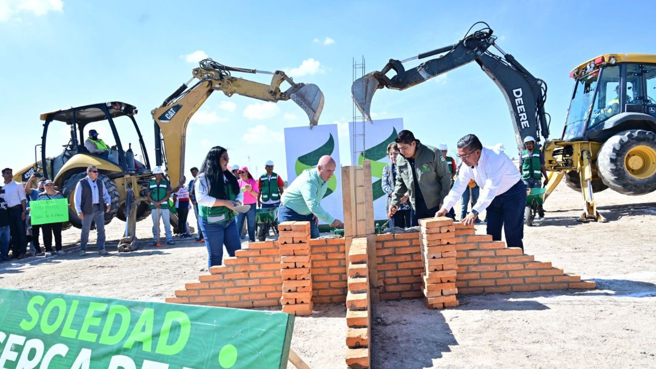 Ricardo Gallardo arranca construcción de secundaria en Valle de la Palma