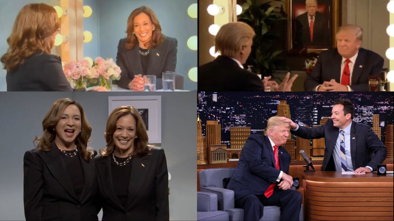 Kamala Harris participó en SNL junto a la comediante Maya Rudolph