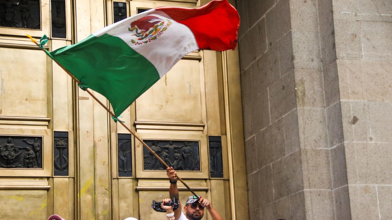 Trabajadores del Poder Judicial se manifestaron frente a la Suprema Corte de Justicia de la Nación el 28 de octubre de 2024