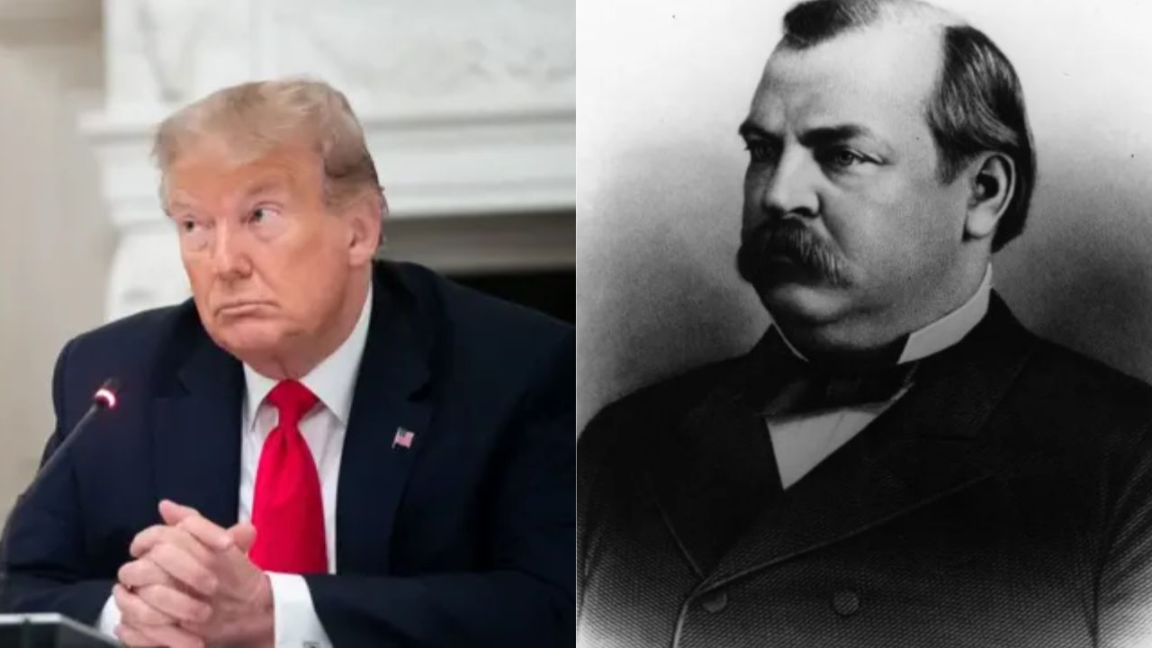 Donald Trump junto con Grover Cleveland hicieron historia al tener dos mandatos no consecutivos, con 127 años de diferencia.