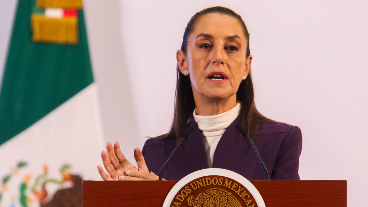 La Presidenta de México Claudia Sheinbaum en conferencia de prensa