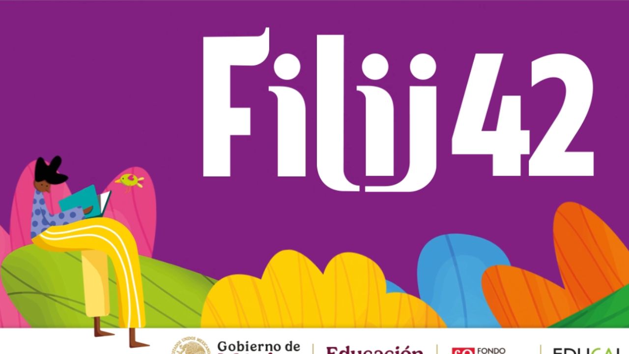 Feria Internacional del Libro Infantil y Juvenil (FILIJ), cuya edición 42 se llevará a cabo del 8 al 18 de noviembre, de las 09:00 a las 19:00 horas, en la avenida Heroico Colegio Militar, en la primera sección del Bosque de Chapultepec