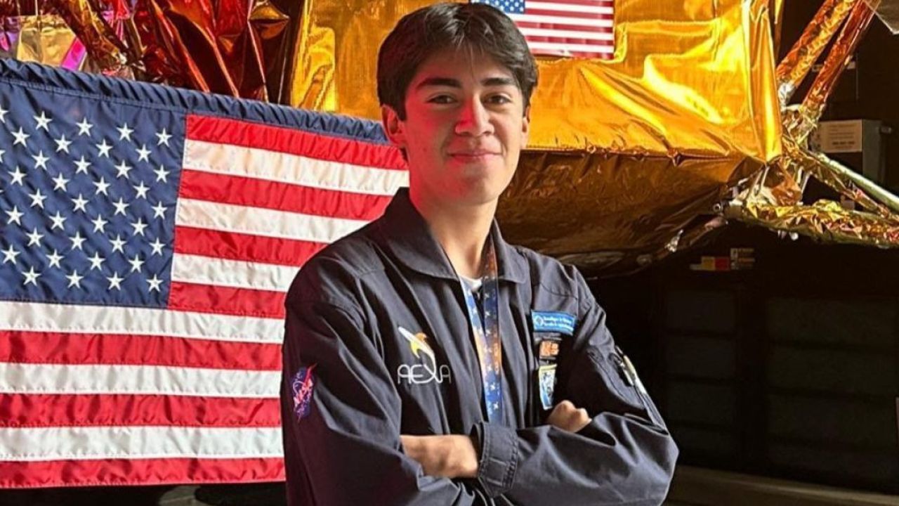 GANADOR. A sus 19 años, ganó el primer lugar en el International Air and Space Program (IASP) 