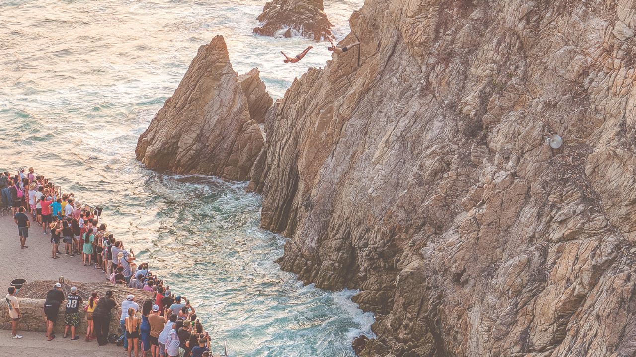 Tradición. Llevan en la sangre su amor por saltar al vacío en La Quebrada, lo que les ha dado fama mundial desde hace ya 90 años