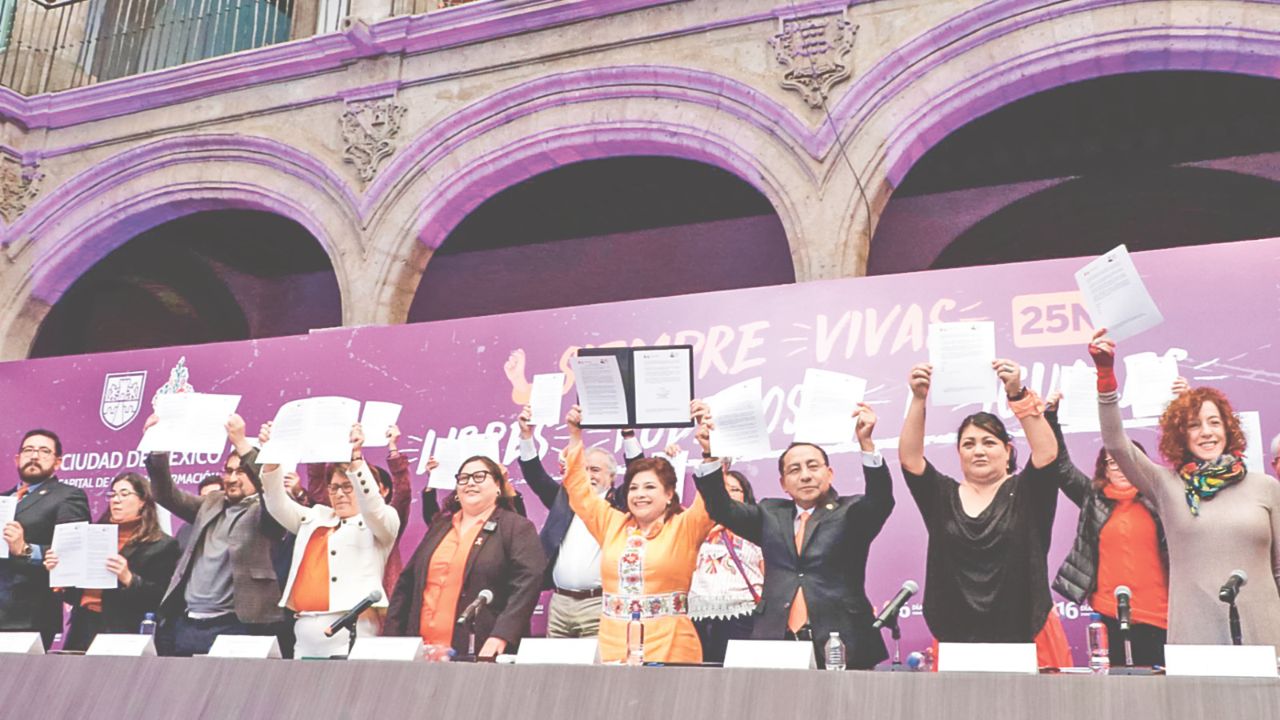 Promesa. La mandataria capitalina, Clara Brugada, aseguró que combatirá con energía e inteligencia los ataques y abusos que ocurran en la capital