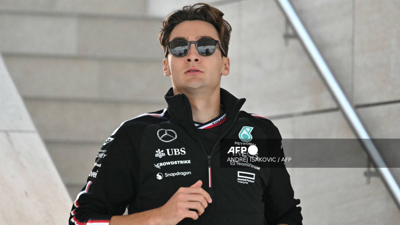 George Russell (Mercedes) saldrá desde la "pole position" en el Gran Premio de Qatar.