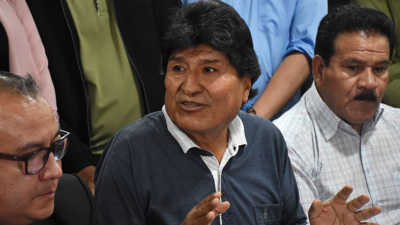 El expresidente Evo Morales en diálogo