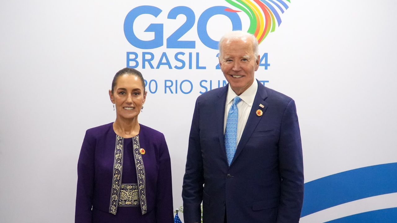 Claudia Sheinbaum se reunió con el presidente de Estados Unidos, Joe Biden