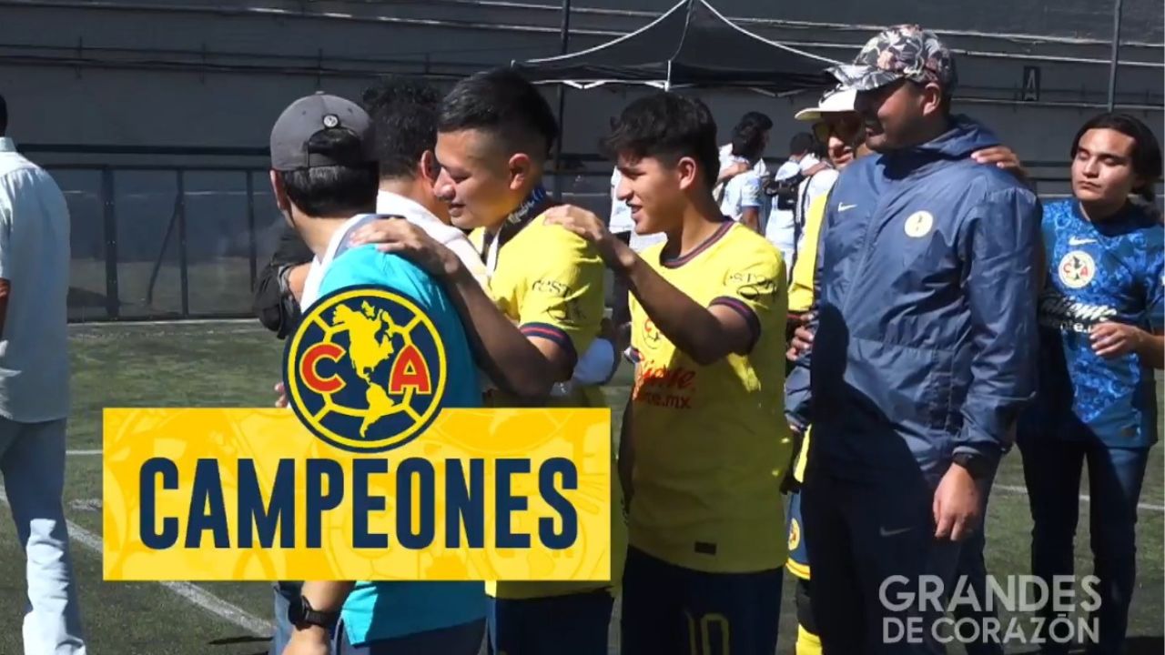 América se corona campeón del futbol para débiles visuales