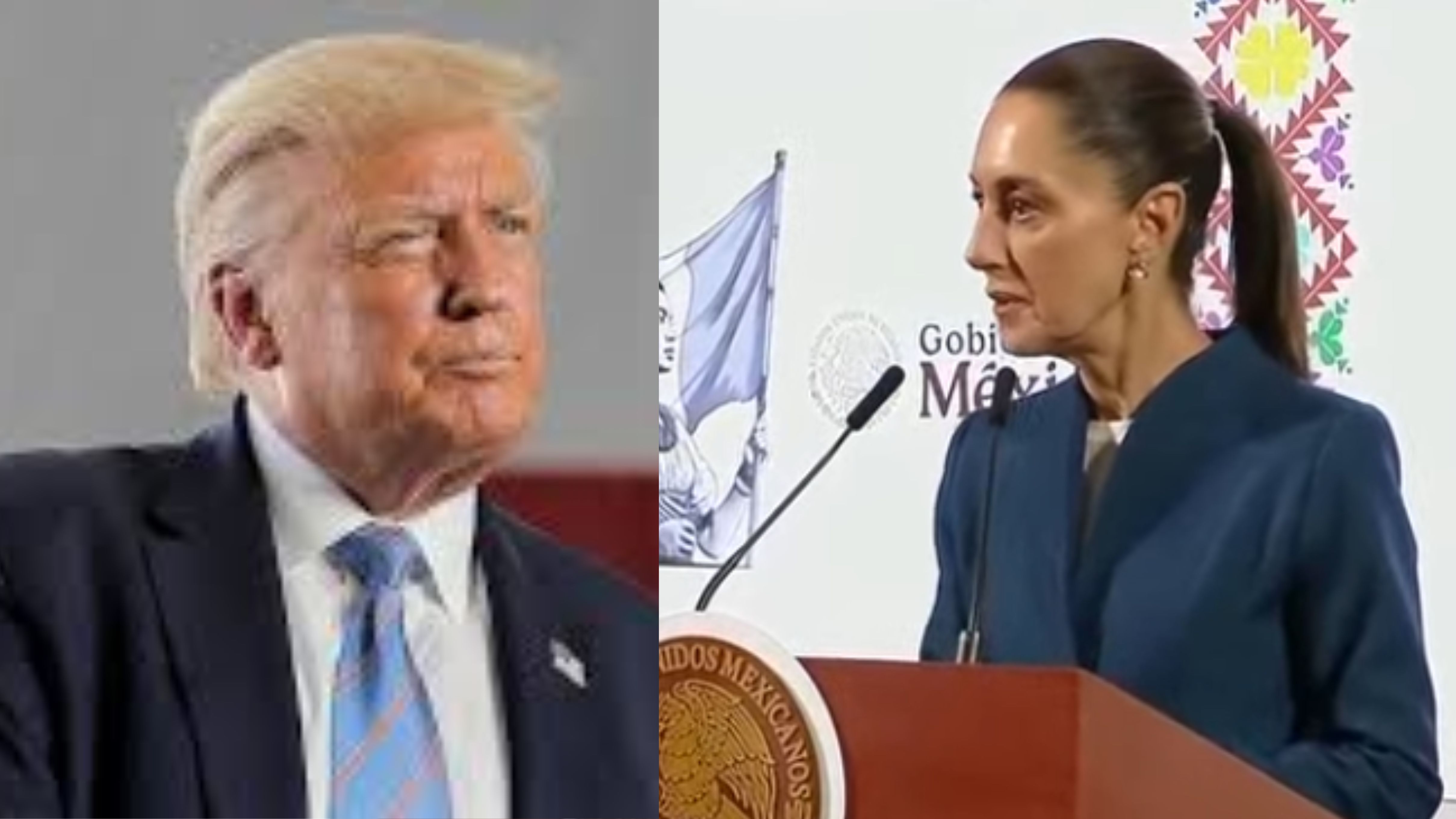 “Hay que construir puentes y no muros”: Sheinbaum a Trump