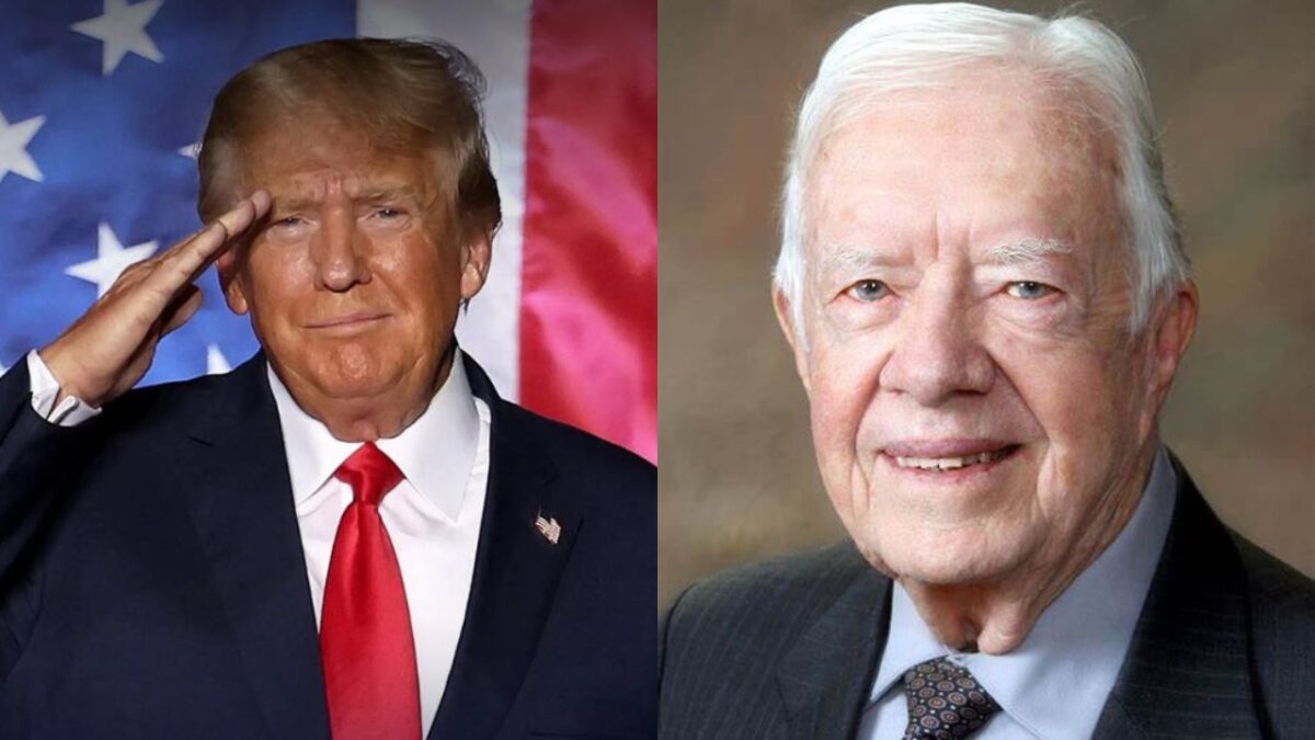 Donald Trump lamenta muerte del expresidente de EU, Jimmy Carter.