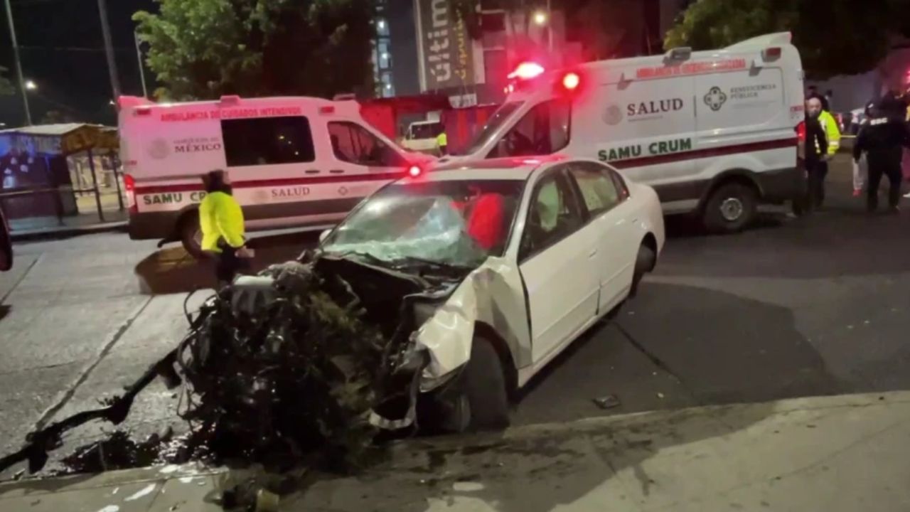 El conductor del vehículo ya fue puesto a disposición de las autoridades.