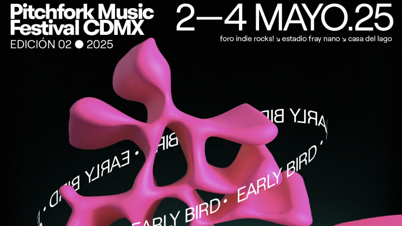 Primer cartel del Pitchfork Music Festival CDMX que se realizará en 2025.