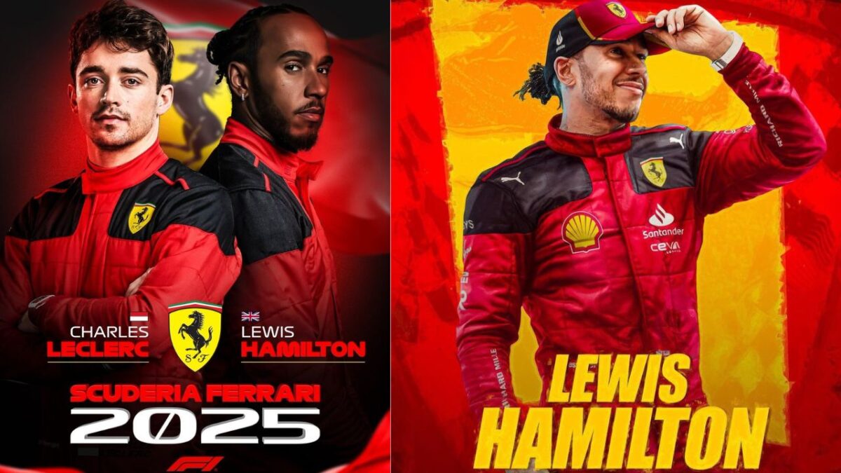 Lewis Hamilton pertenece oficialmente a la escudería Ferrari