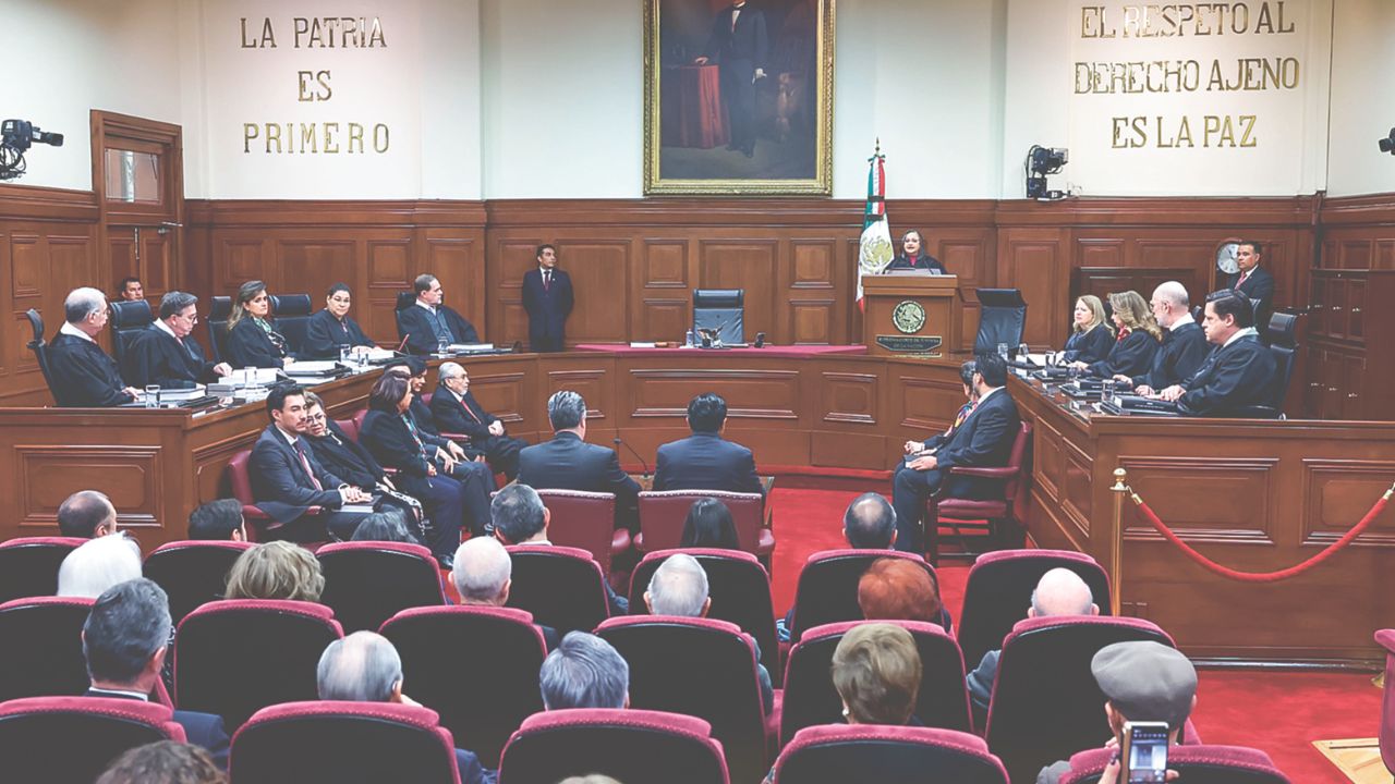 Plazo. La presidenta de la Suprema Corte clausuró el segundo periodo de sesiones, que tendrá efectos el próximo 13 de diciembre, y convocó a los ministros a sesión hasta el próximo 6 de enero.