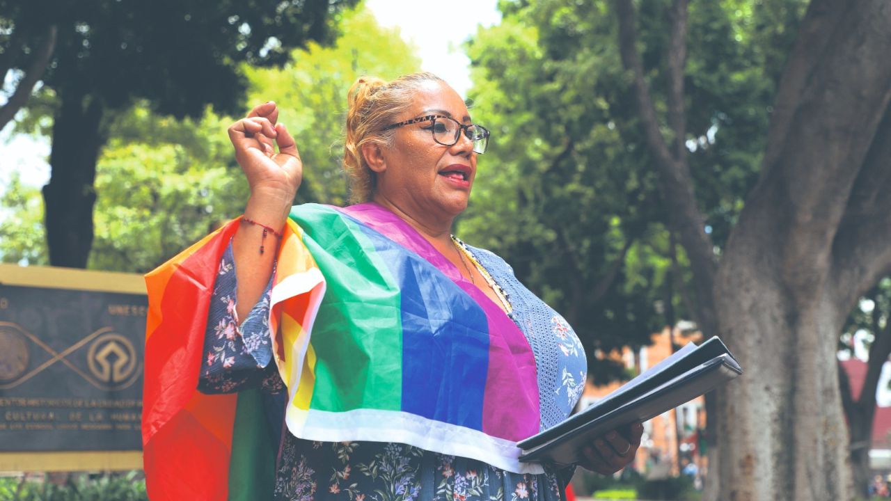 HISTÓRICO. Chumacero Rodríguez, activista y defensora de los derechos de la comunidad LGBT+.