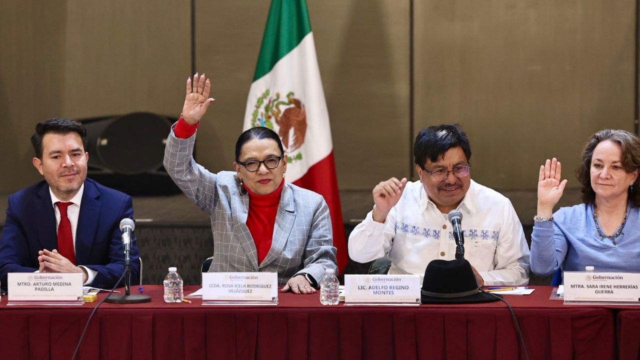 Rosa Icela Rodríguez instaló el mecanismo para la implementación y protección de los derechos de los pueblos indígenas y afromexicanos.