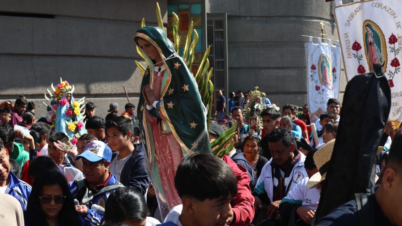 Millones de peregrinos llegan a la Basílica de Guadalupe