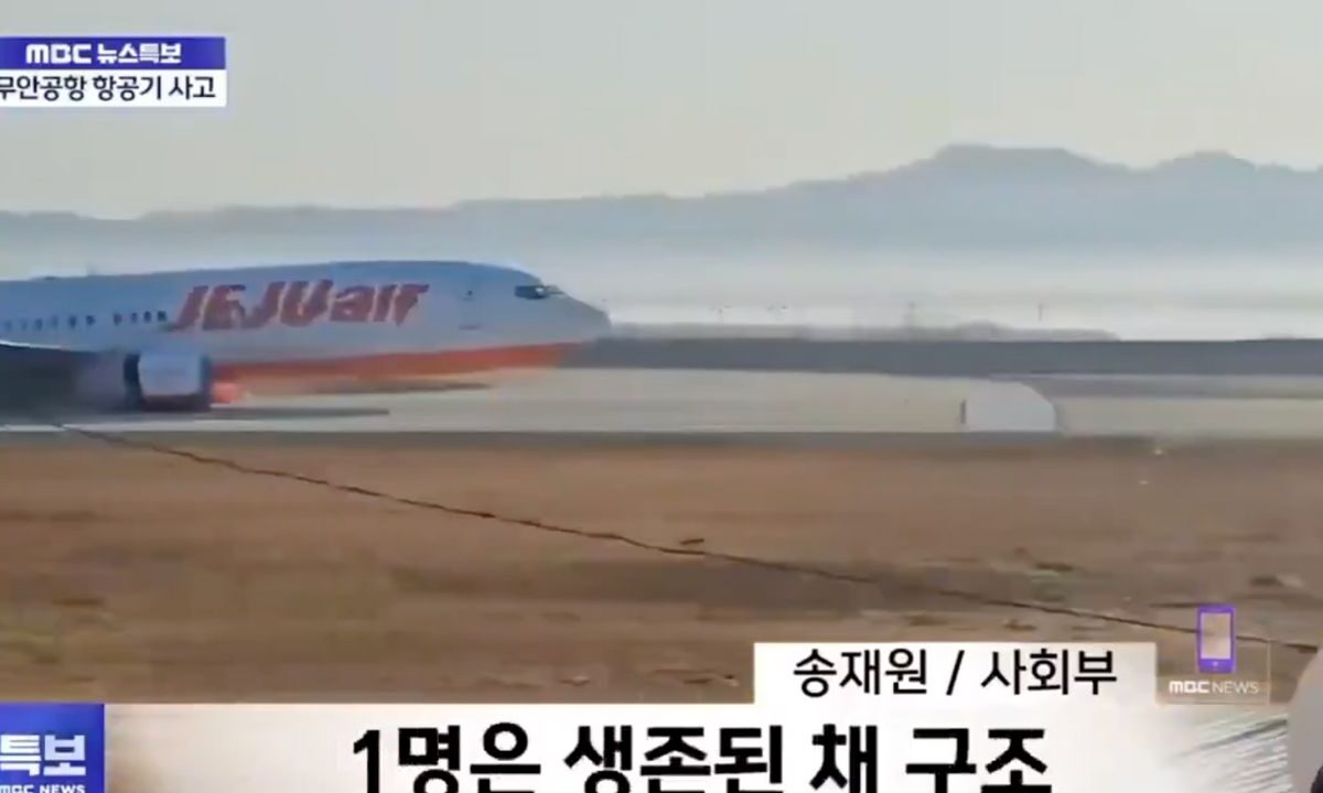 Avión de Jeju Air que se estrelló en Corea del Sur en el que no viajaban mexicanos